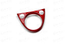 Abarth 595 Schaltkulisse Cover rot Carbon
