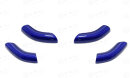 Abarth 595 Lenkrad Cover seitlich blau Carbon