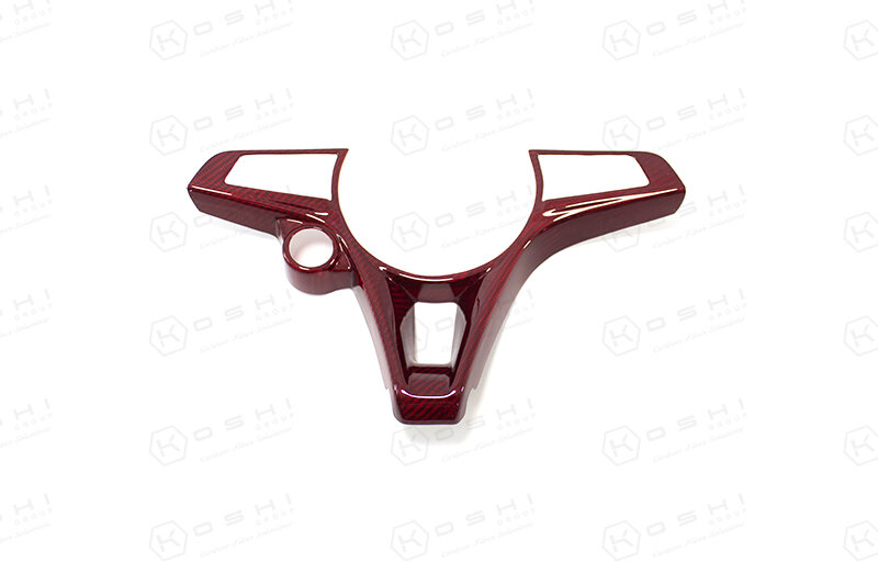 Alfa Romeo Giulia Stelvio Lenkrad Cover rot Carbon
