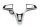 Alfa Romeo Giulia Stelvio Lenkrad Cover schwarz white combo Carbon