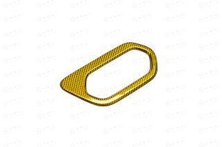 Alfa Romeo Giulia QV Radar Cover vorne gelb Carbon