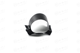 Abarth 595 Koshi Ladedruckanzeige Cover schwarz matt Carbon