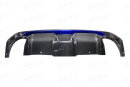 Abarth 595 Diffusor blau Kombo Carbon