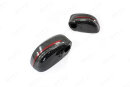Nissan GT-R R35 Spiegelkappen rot Stripe Airbrush Carbon