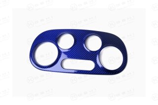 Abarth 500 Serie 1-3 Heizung Klimaautomatik Cover blau Carbon