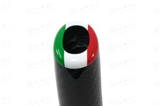 Abarth 500 595 Handbremshebel Cover Tricolore Carbon