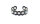 Armband Carbon White Shine