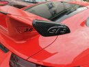 Porsche 911 GT3 Heckflügel Seitenplatten Cover Carbon