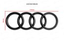 Audi Emblem Heck Cover Carbon 178,8 x 58,2 mm