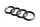Audi Emblem Heck Cover Carbon 178,8 x 58,2 mm