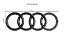 Audi Emblem Heck Cover Carbon 216 x 75,6 mm