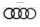 Audi Emblem Kühlergrill Cover Carbon 274 x 94 mm
