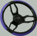 Boot Lenkrad 3-Speichen rund Forged Carbon